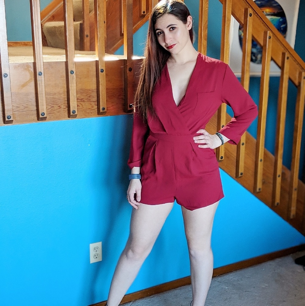 Topshop Romper with POCKETS!